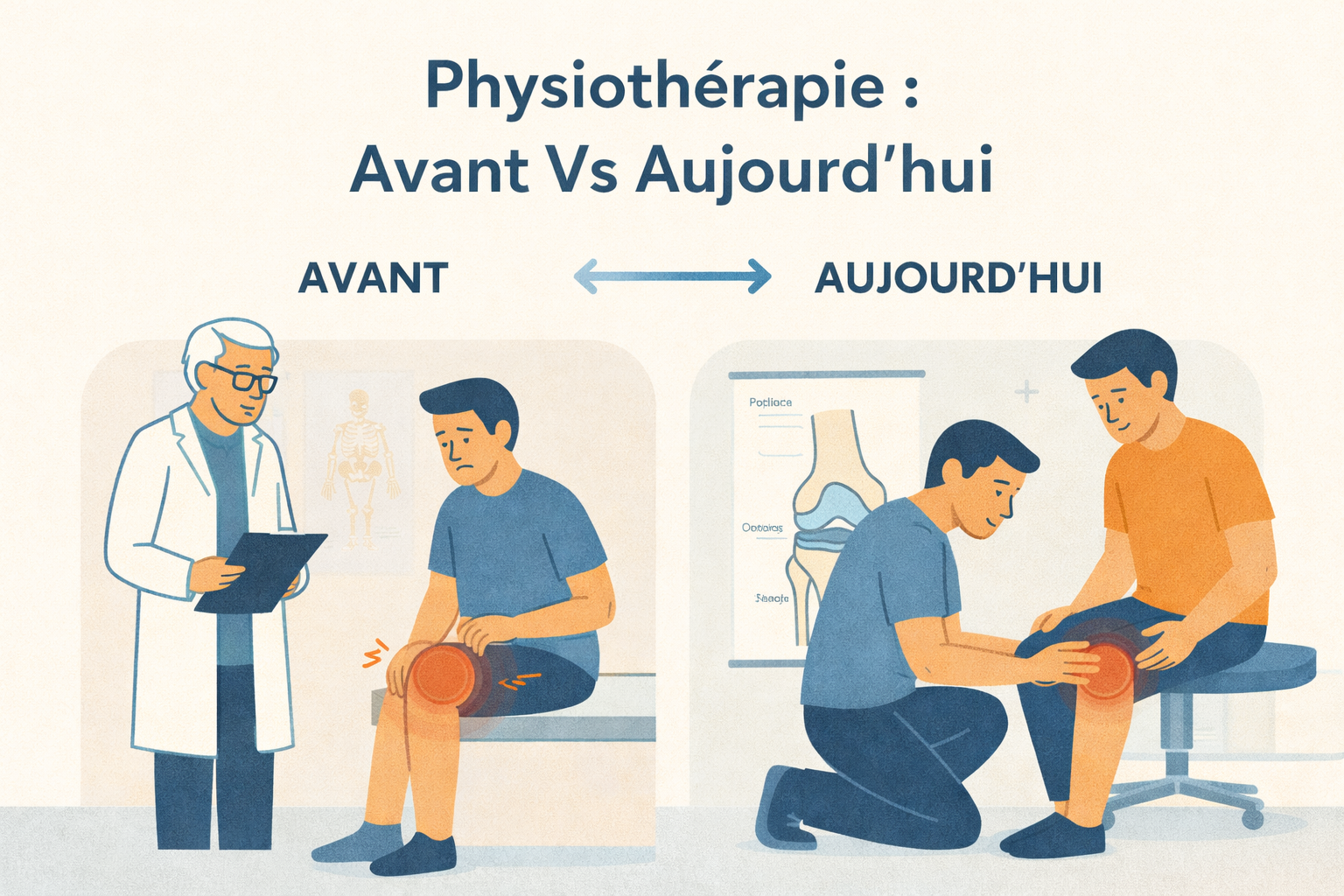 Physiothérapie : Avant Vs Aujourd’hui