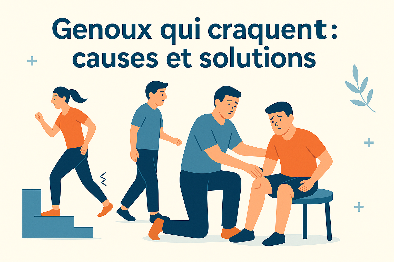 Pourquoi vos genoux craquent ?
